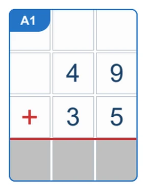Problem from 2-Digit + 2-Digit Addition With Regrouping