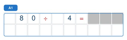 Problem from Dividing Multiples of 10 by One-Digit Numbers