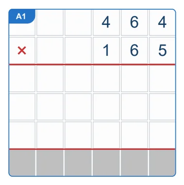 Problem from 3-Digit × 3-Digit Multiplication