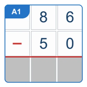 Problem from 2-Digit Minus 2-Digit Subtraction Without Regrouping