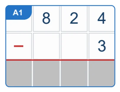 Problem from 3-Digit Subtraction Without Regrouping